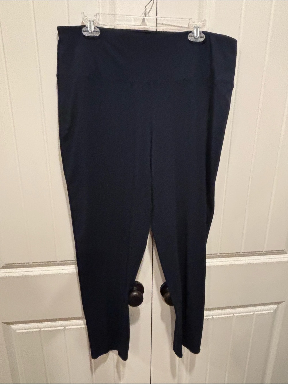 J. Jill Navy Straight Leg Wearever Pants